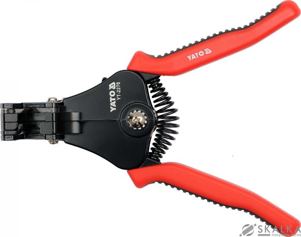 На фото Съемник изоляции автоматический Yato 1.0-3.2 мм 170 мм (YT-2276)
