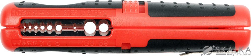 На фото Клещи для снятия изоляции Yato 0.5-6 мм 125 мм (YT-2274)