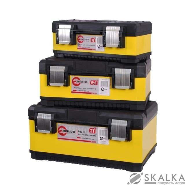 На фото Комплект ящиков Intertool для инструмента 3шт (BX-2003)