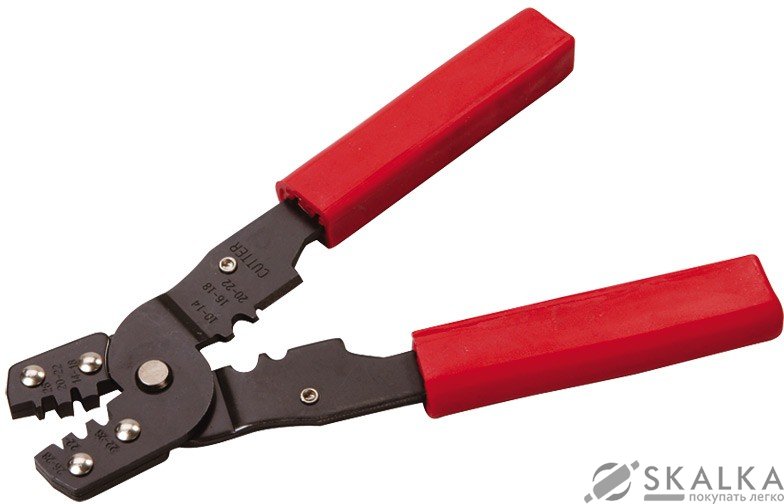 На фото Клещи для обжима контактов Mastertool 0.08-6.0 мм² 180 мм (75-2256)