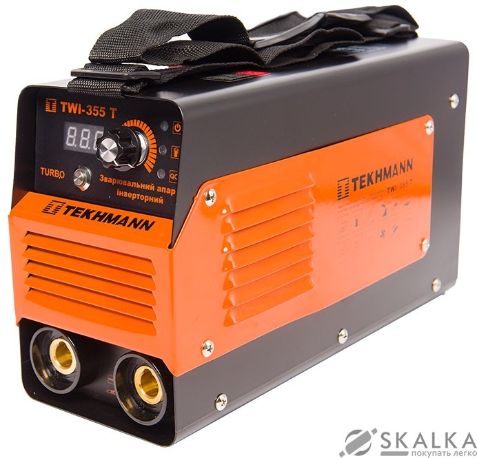 На фото Сварочный инвертор Tekhmann TWI-355 Т 1.6-5.0 мм 20-300 А (844133)