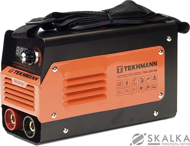 На фото Сварочный инвертор Tekhmann TWI-200 DB 1.6-4.0 мм 20-200 А (842763)