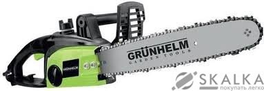 На фото Электропила цепная Grunhelm GES23-40B 2.3 кВт (77544)