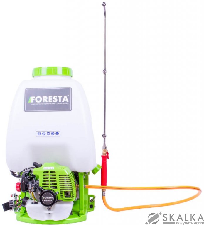 На фото Мотоопрыскиватель ранцевый Foresta GS-355 25 л (72898000)