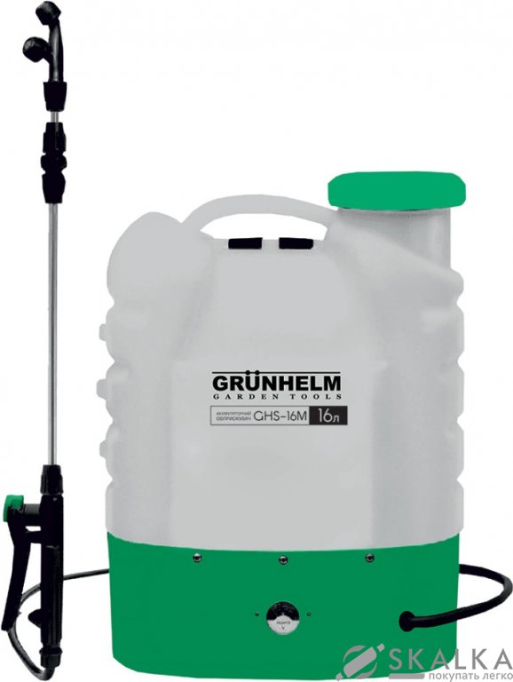 Опрыскиватель аккумуляторный Grunhelm GHS -16M 8АН/12V 2-4 бар 16 л (81441) На фото Опрыскиватель аккумуляторный Grunhelm GHS -16M 8АН/12V 2-4 бар 16 л (81441)