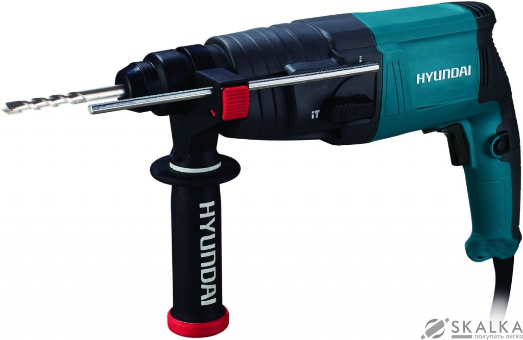 На фото Перфоратор Hyundai H 550 SDS Plus 2 режима