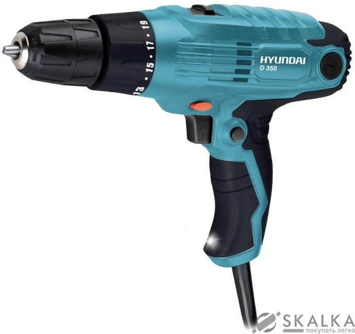 На фото Шуруповерт сетевой Hyundai D 350