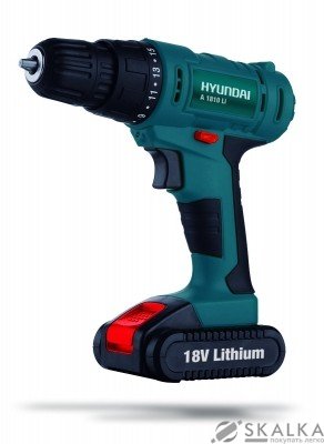На фото Шуруповерт аккумуляторный Hyundai A 1810Li