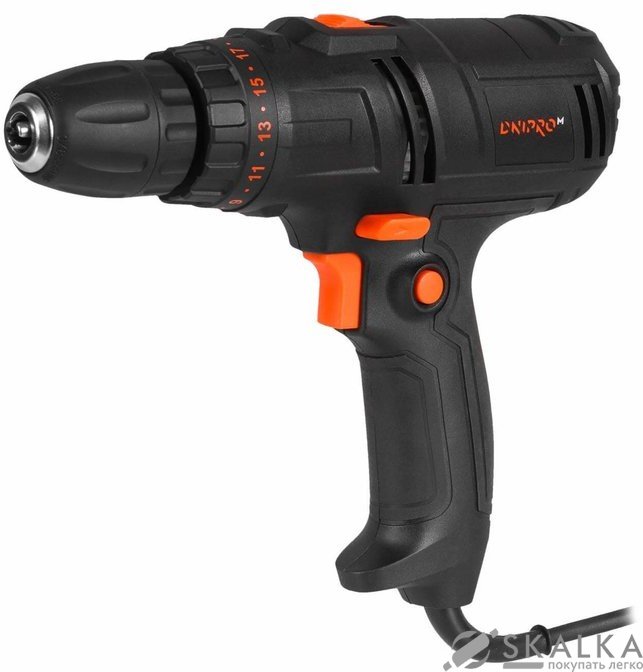 На фото Шуруповерт сетевой Дніпро-М TD-72 (80602000)