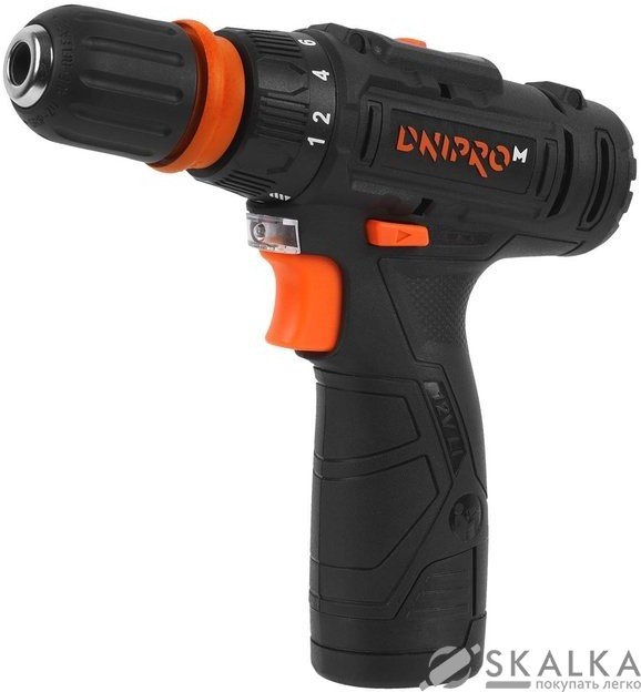 На фото Шуруповерт аккумуляторный Дніпро-М CD-122 QS (80993000)