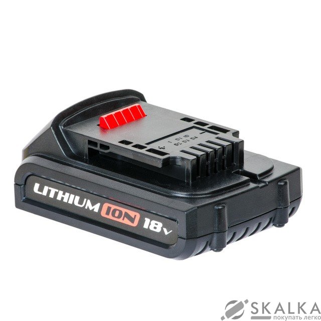 На фото Аккумулятор Li-Ion 18В 1.5Ач для шуруповерта WT-0328/WT-0331 (WT-0329)
