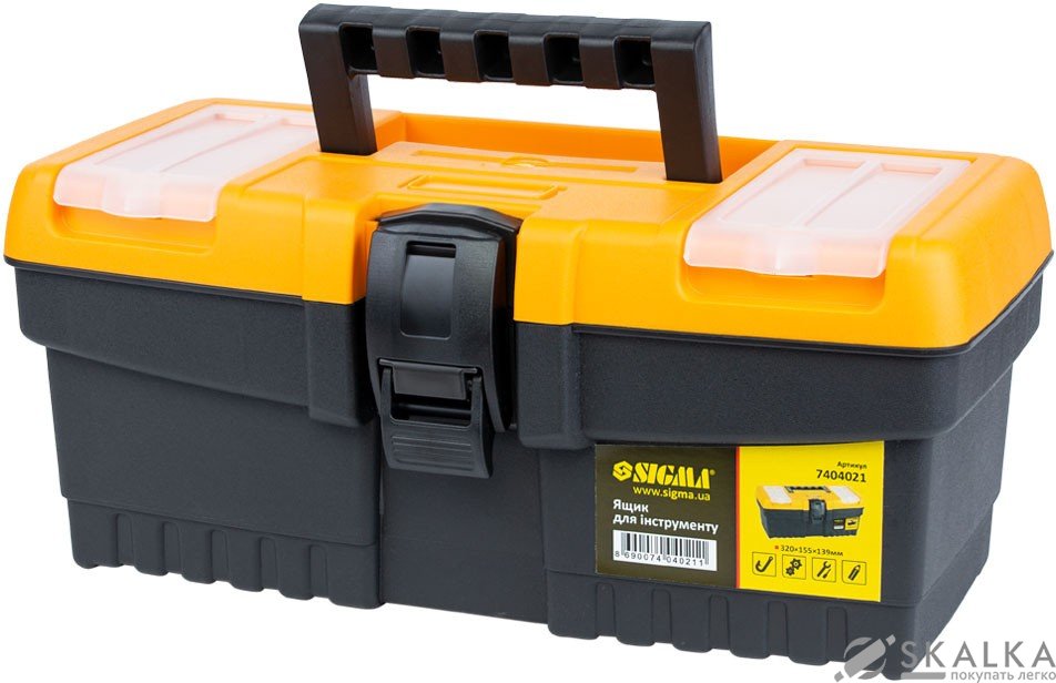 На фото Ящик для инструмента Sigma 320×155×139 мм (7404021)
