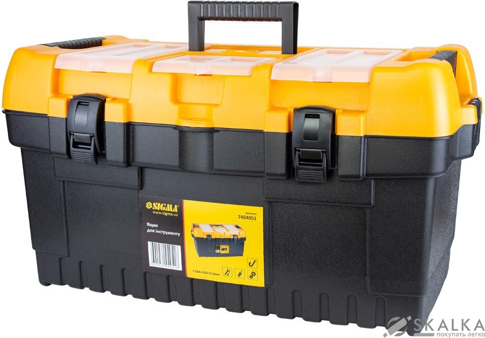 На фото Ящик для инструмента Sigma 564×310×310 мм (7404051)