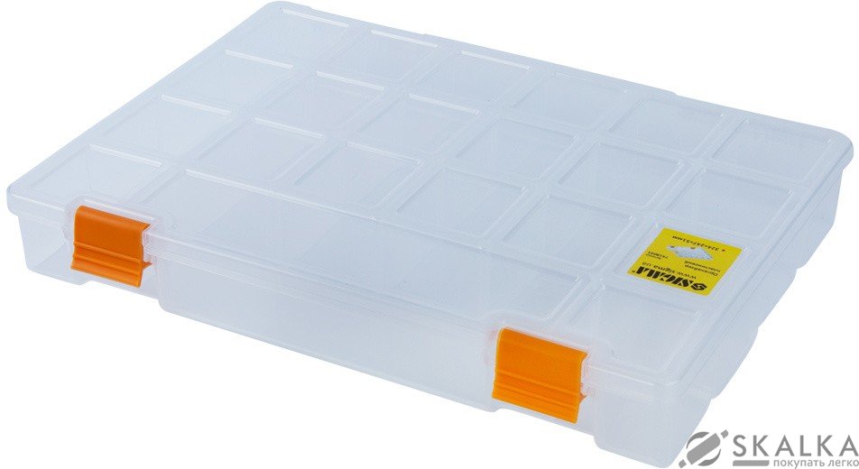 Органайзер пластиковый прозрачный Sigma 276×203×42 мм (7418041) На фото Органайзер пластиковый прозрачный Sigma 276×203×42 мм (7418041)