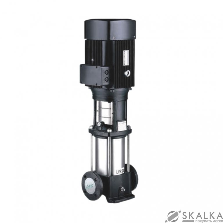 На фото Насос центробежный многоступенчатый Leo 3.0 380 В 4 кВт Hmax 192 м Qmax 133.3 л/мин (7711103)