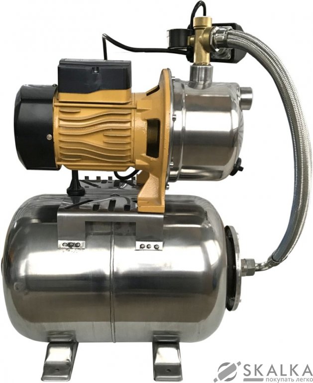 На фото Насосная станция Optima JET100S-PL-24INOX 1.1 кВт нержавейка на Гребёнке