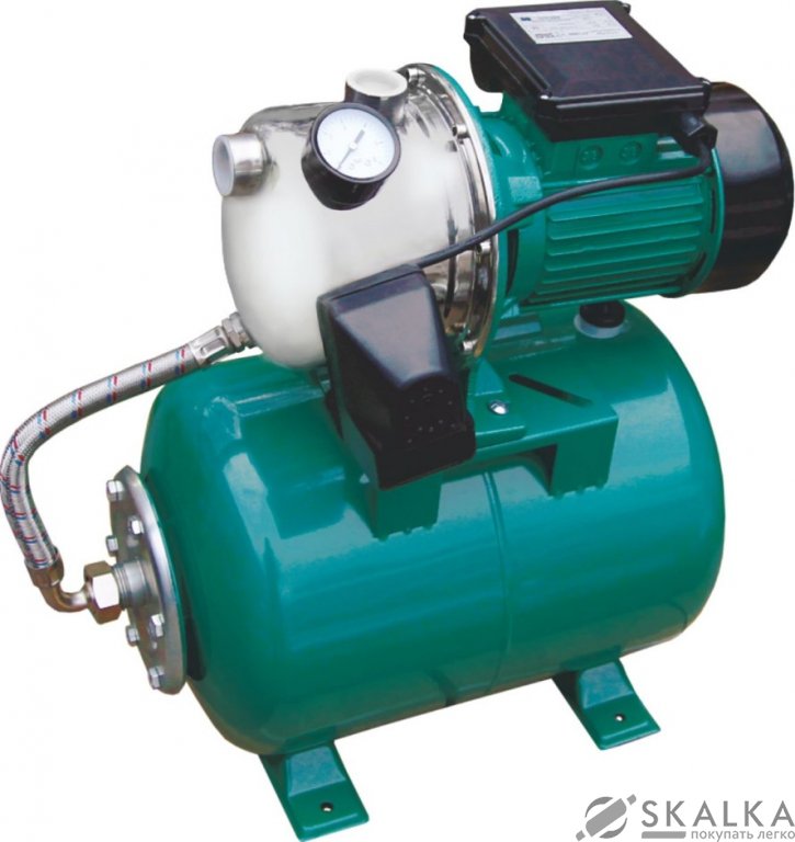 На фото Насосная станция VOLKS pumpe JY1000-24 1.1 кВт нержавейка на Гребёнке