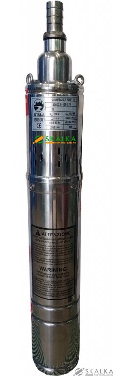 На фото Шнековый насос для скважины Water Pump 4 QGD 2.5-100-0.75