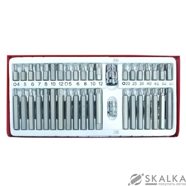 На фото Набор звезд и шестигранников Intertool 40шт (HT-1848)