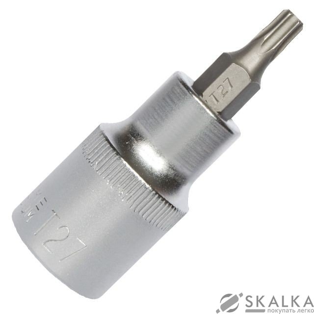 На фото Торкс в держателе Intertool 1/2", L62мм, Т27 (HT-1943)