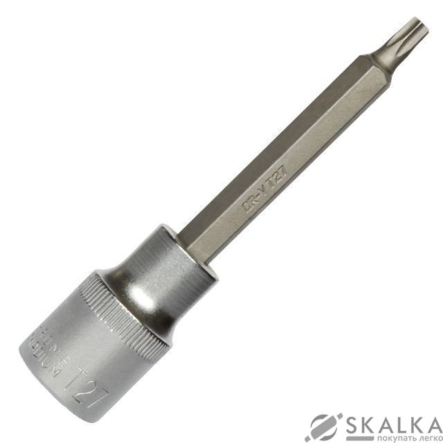 На фото Торкс в держателе Intertool 1/2", L100мм, Т20 (HT-1951)