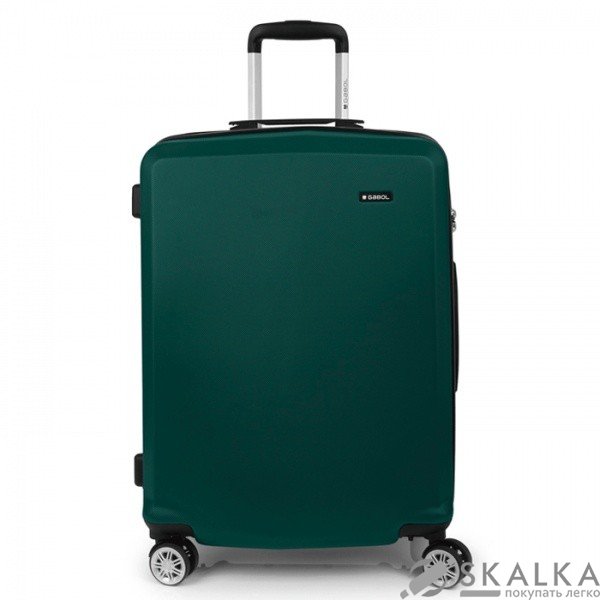На фото Чемодан Gabol Mondrian (M) Green (926595)