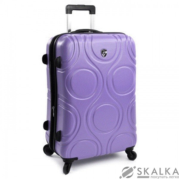На фото Чемодан Heys EcoOrbis (L) Lilac (926715)
