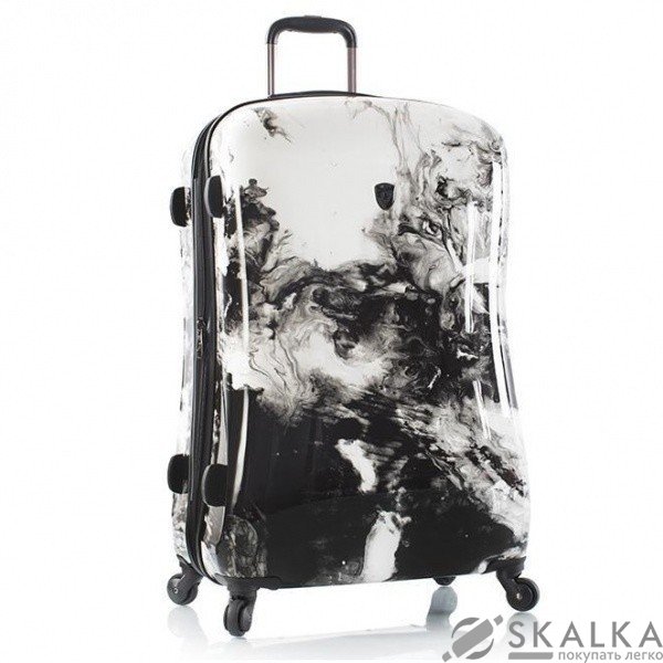 На фото Чемодан Heys Marble Swirl (L) Stone Print (926752)