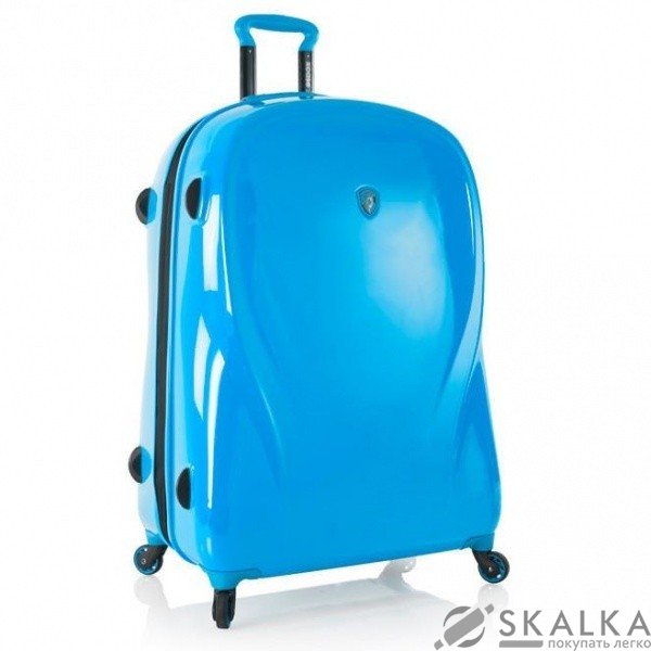 На фото Чемодан Heys xcase 2G (L) Azure Blue (926764)