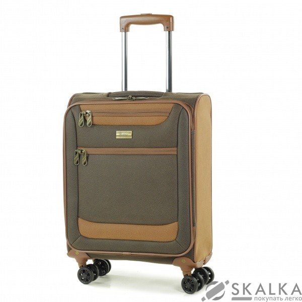 На фото Чемодан Members Boston (S) Dark Brown (925069)