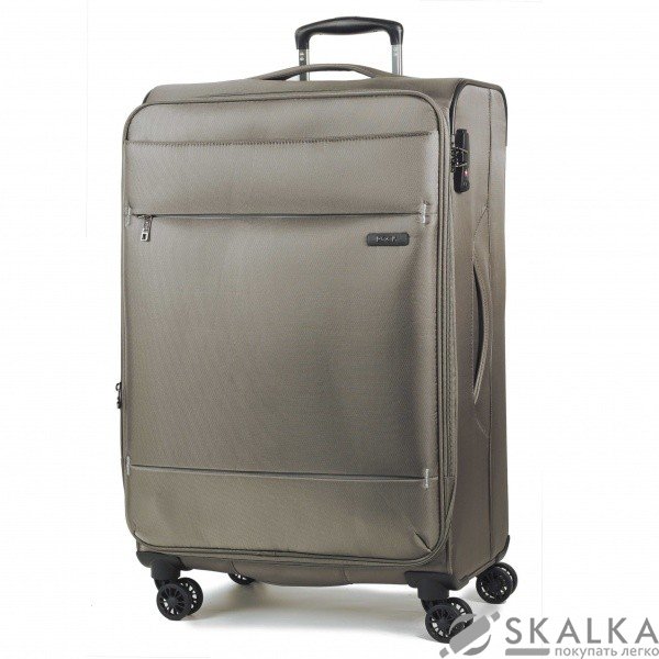 На фото Чемодан Rock Deluxe-Lite (L) Bronze (924795)