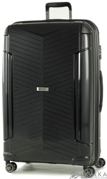 На фото Чемодан Rock Lexington (L) Black (926432)