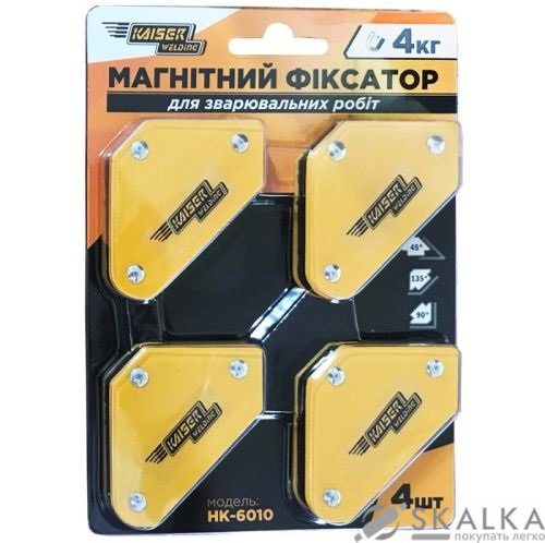 На фото Набор магнитов для сварки Kaiser HК-6010 4 кг 4 шт (90702)