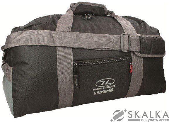 На фото Сумка дорожная Highlander Cargo 45 Black (924219)