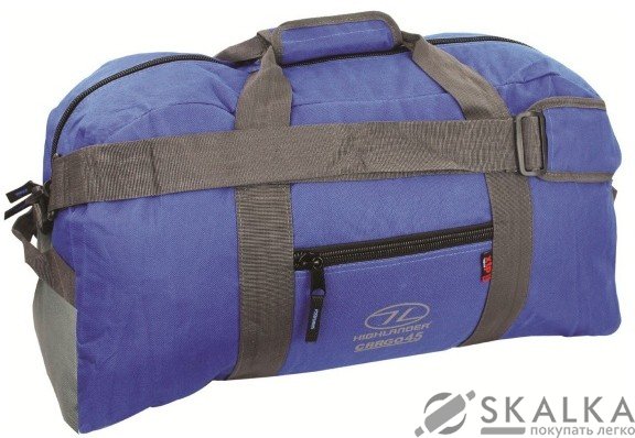 На фото Сумка дорожная Highlander Cargo 45 Blue (925497)