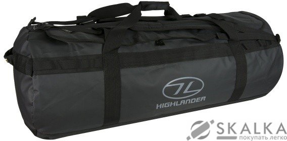 На фото Сумка дорожная Highlander Lomond Tarpaulin Duffle 120 Black (925463)