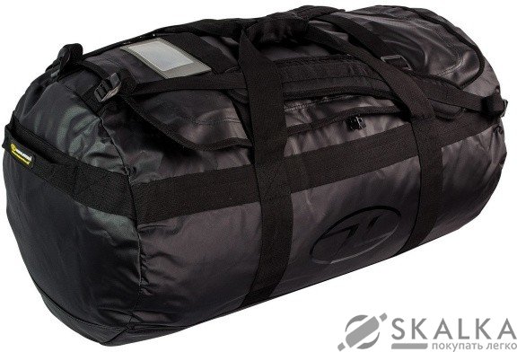 На фото Сумка дорожная Highlander Lomond Tarpaulin Duffle 90 Black (924193)