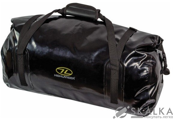 На фото Сумка дорожная Highlander Mallaig Drybag Duffle 35 Black Waterproof (924191)