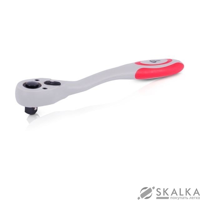 На фото Рукоятка с храповым механизмом Intertool 72 зуба 1/4" изогнутая CrVProfessional (HT-2107)