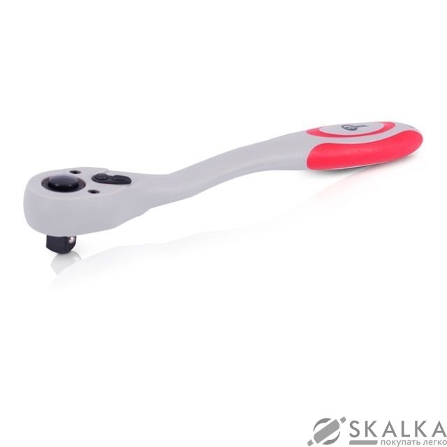 Рукоятка с храповым механизмом Intertool 72 зуба 3/8" изогнутая CrVProfessional (HT-2108) На фото Рукоятка с храповым механизмом Intertool 72 зуба 3/8" изогнутая CrVProfessional (HT-2108)