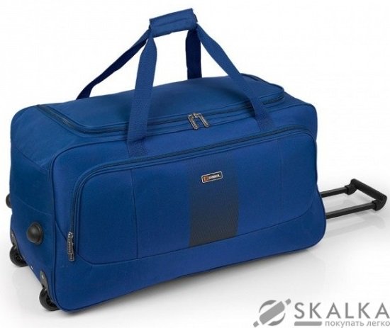 На фото Сумка дорожная на колесах Gabol Roll 60 л Blue (924657)