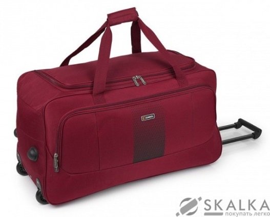 На фото Сумка дорожная на колесах Gabol Roll 83 л Red (924648)