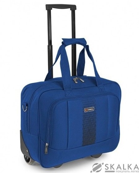 На фото Сумка дорожная на колесах Gabol Roll Pilot 24 л Blue (924953)