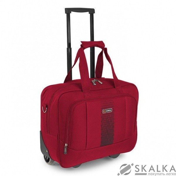 На фото Сумка дорожная на колесах Gabol Roll Pilot 24 л Red (924954)
