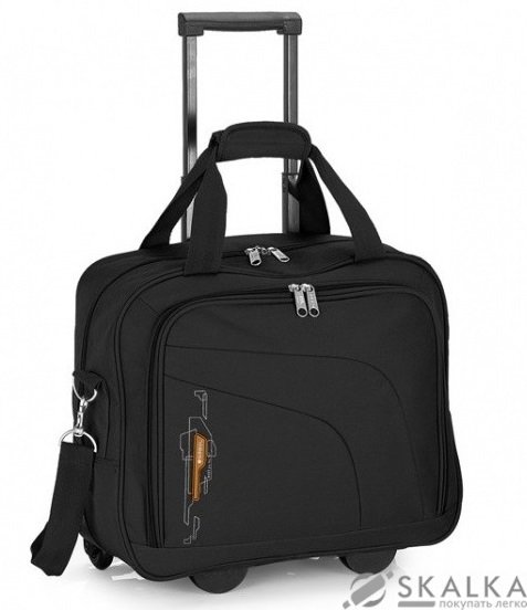 На фото Сумка дорожная на колесах Gabol Week Pilot 22 л Black (924940)