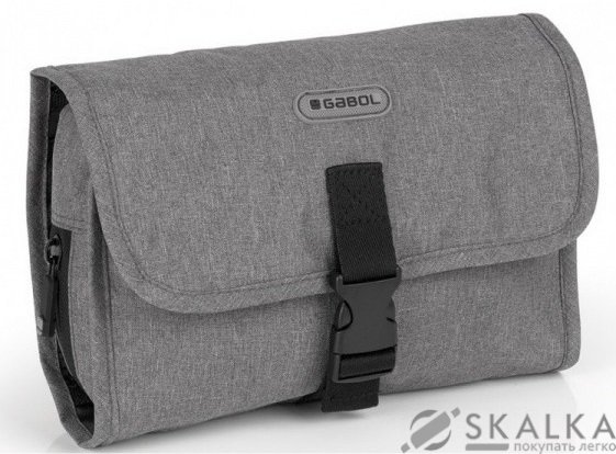 На фото Сумка-косметичка Gabol Montana 3 л Grey (926614)