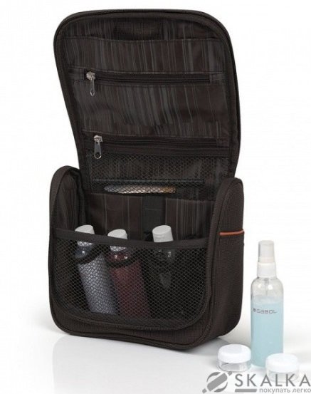На фото Сумка-косметичка Gabol Vegas Cosmetic 4 л Brown (924665)