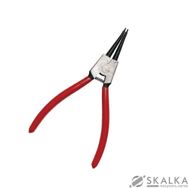 На фото Щипцы для снятия стопорных колец прямые на разжим Intertool 180мм (HT-7013)