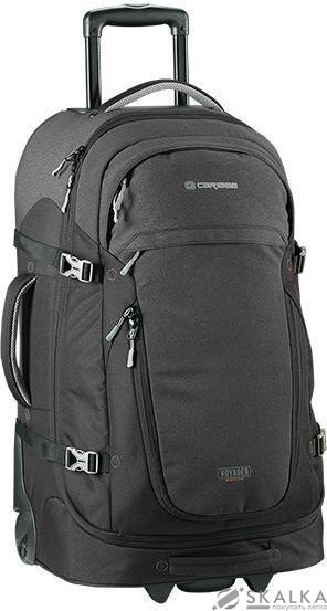 На фото Сумка-рюкзак на колесах Caribee Voyager 75 Asphalt/Black (925433)