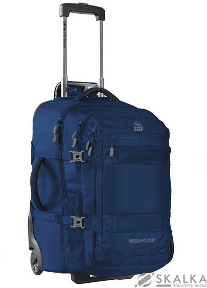На фото Сумка-рюкзак на колесах Granite Gear Cross Trek 2 W/Pack 74 Midnight Blue/Flint (926094)